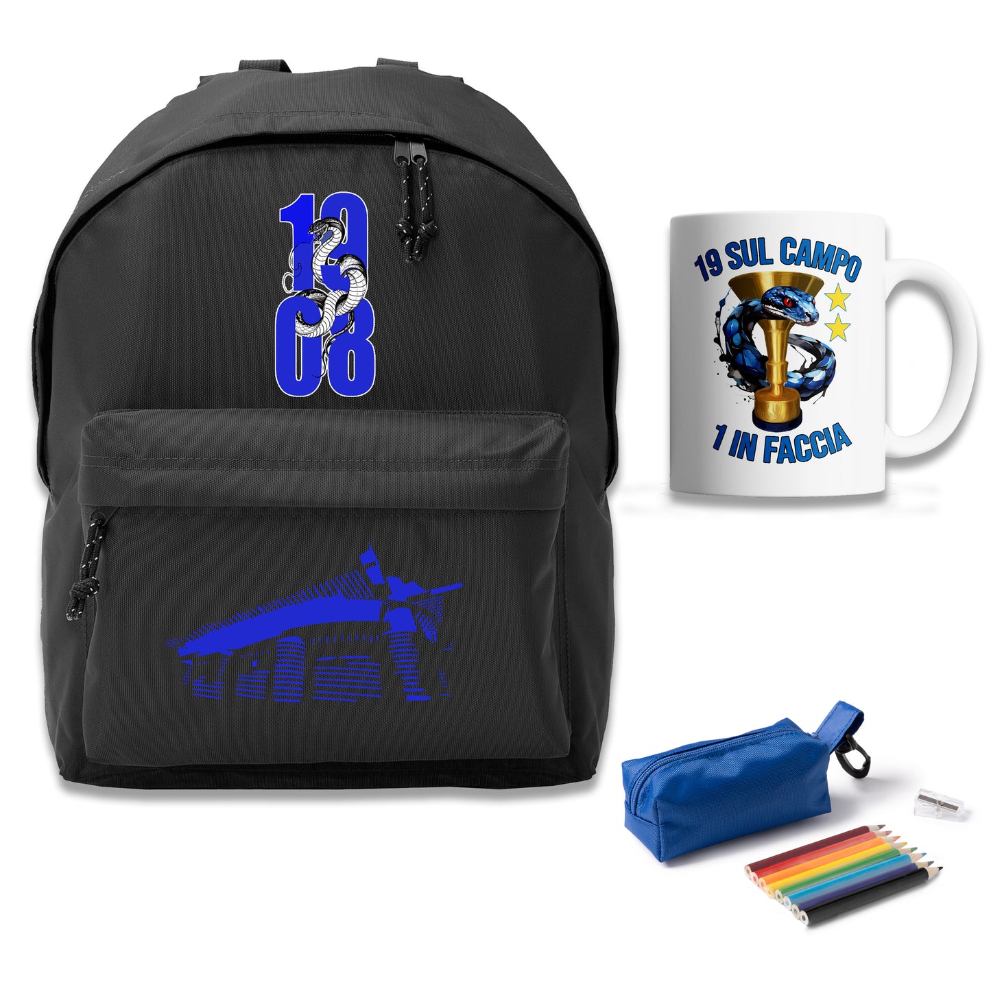 KIT BACK TO SCHOOL neroblu