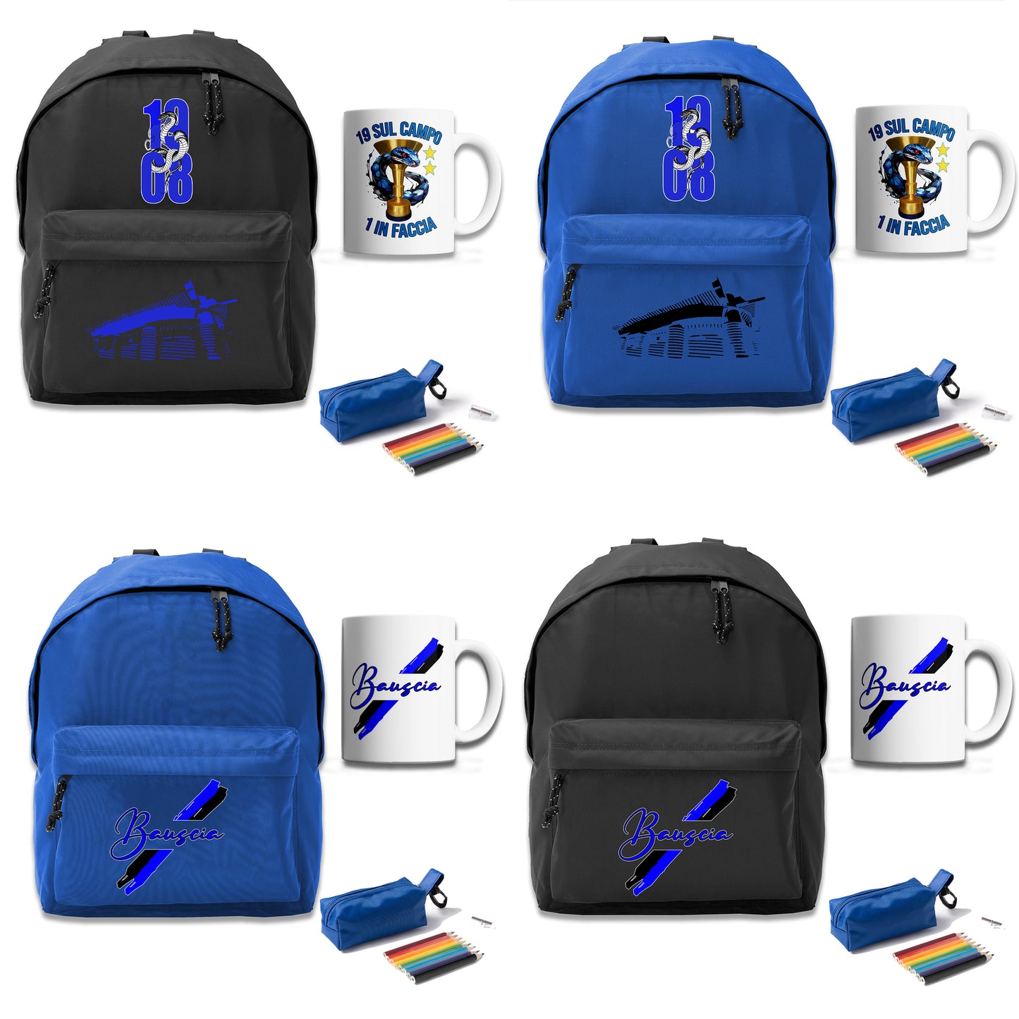 KIT BACK TO SCHOOL neroblu