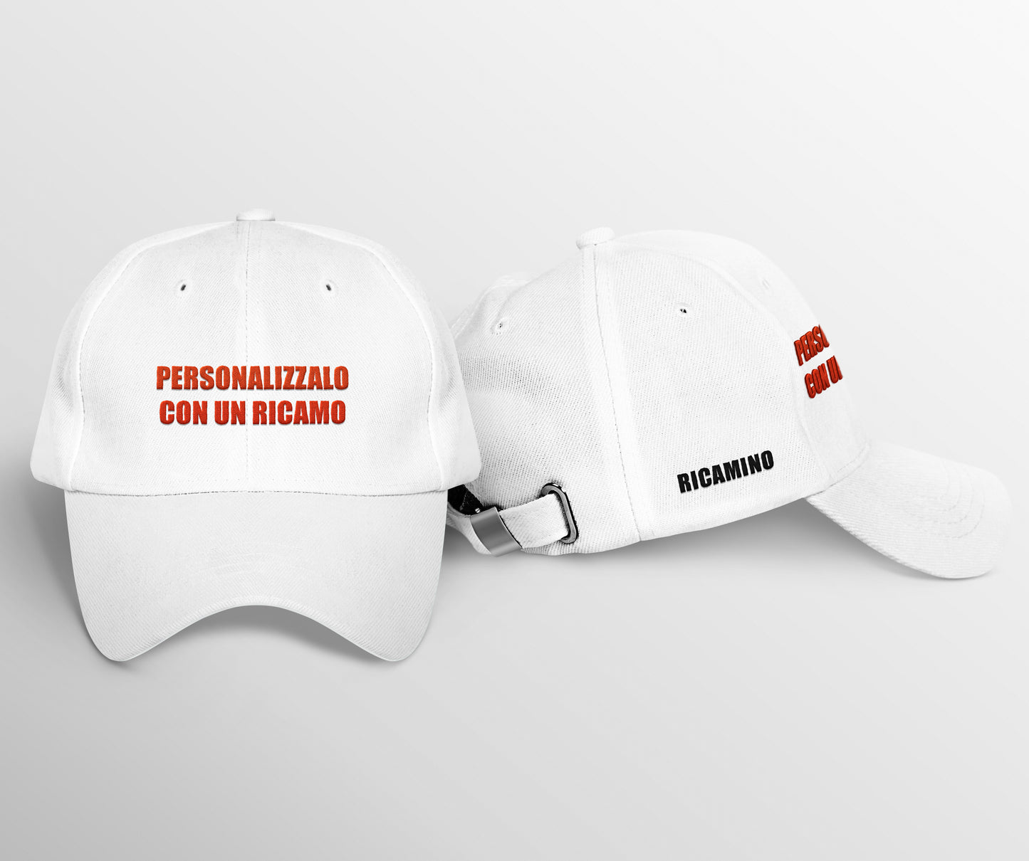 Cappellino con ricamato personalizzato