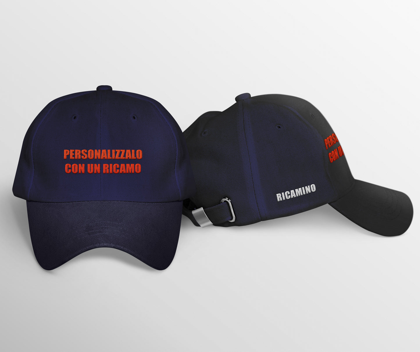 Cappellino con ricamato personalizzato