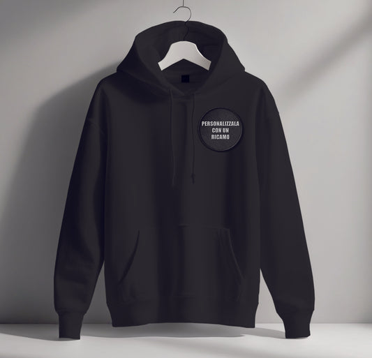 Felpa con ricamo personalizzato
