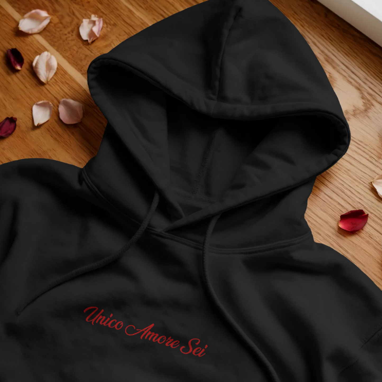 Felpa Ricamata Unico Amore Sei