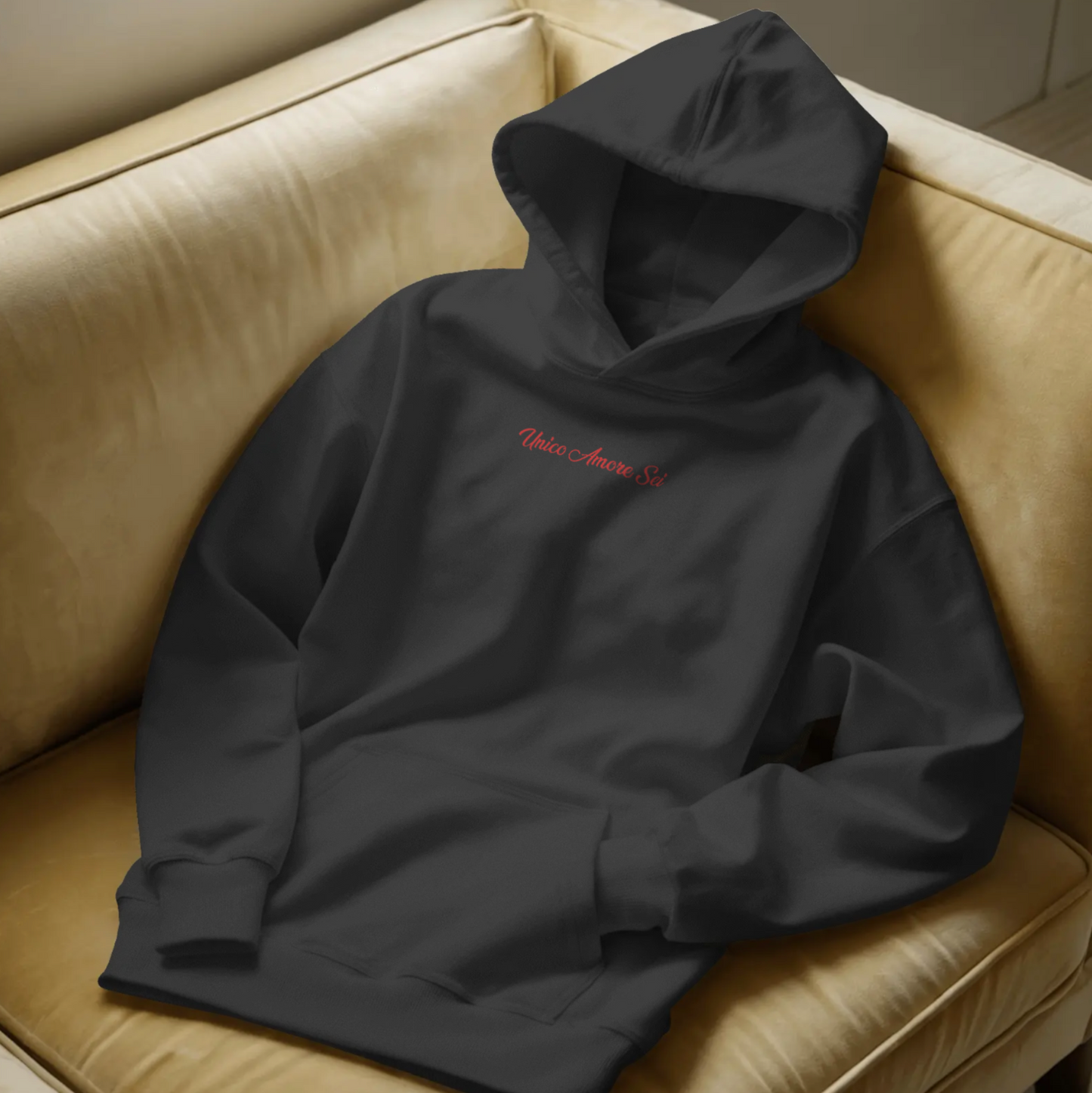 Felpa Ricamata Unico Amore Sei