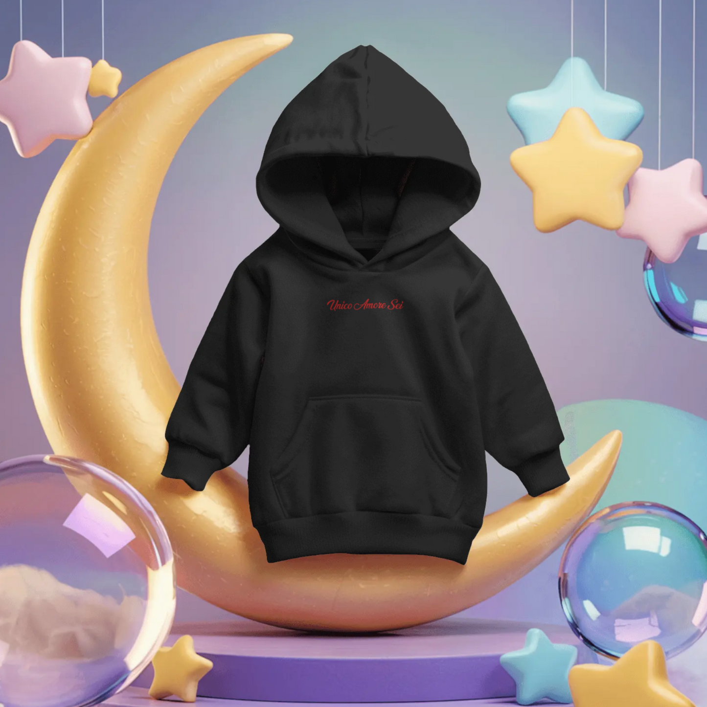 Felpa Ricamata Unico Amore Sei