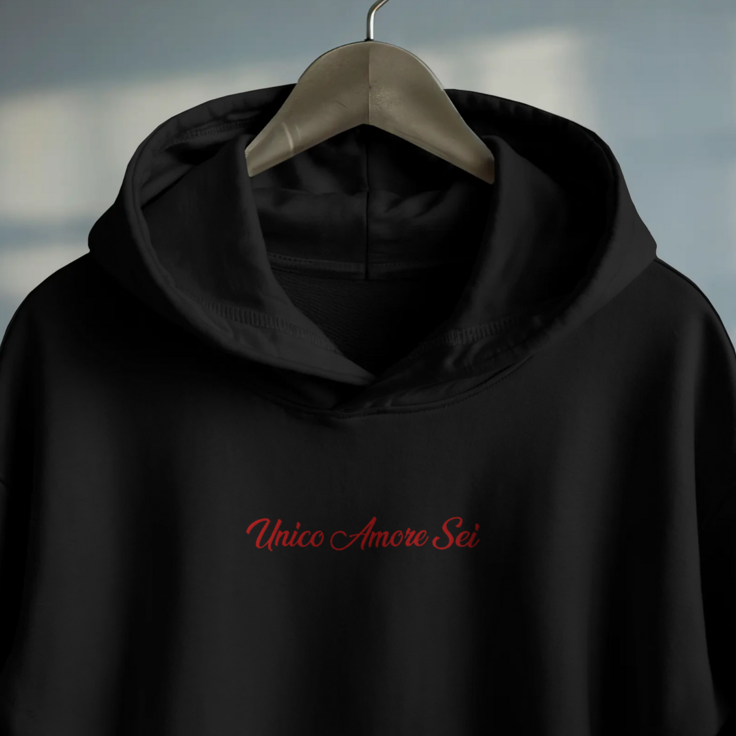 Felpa Ricamata Unico Amore Sei