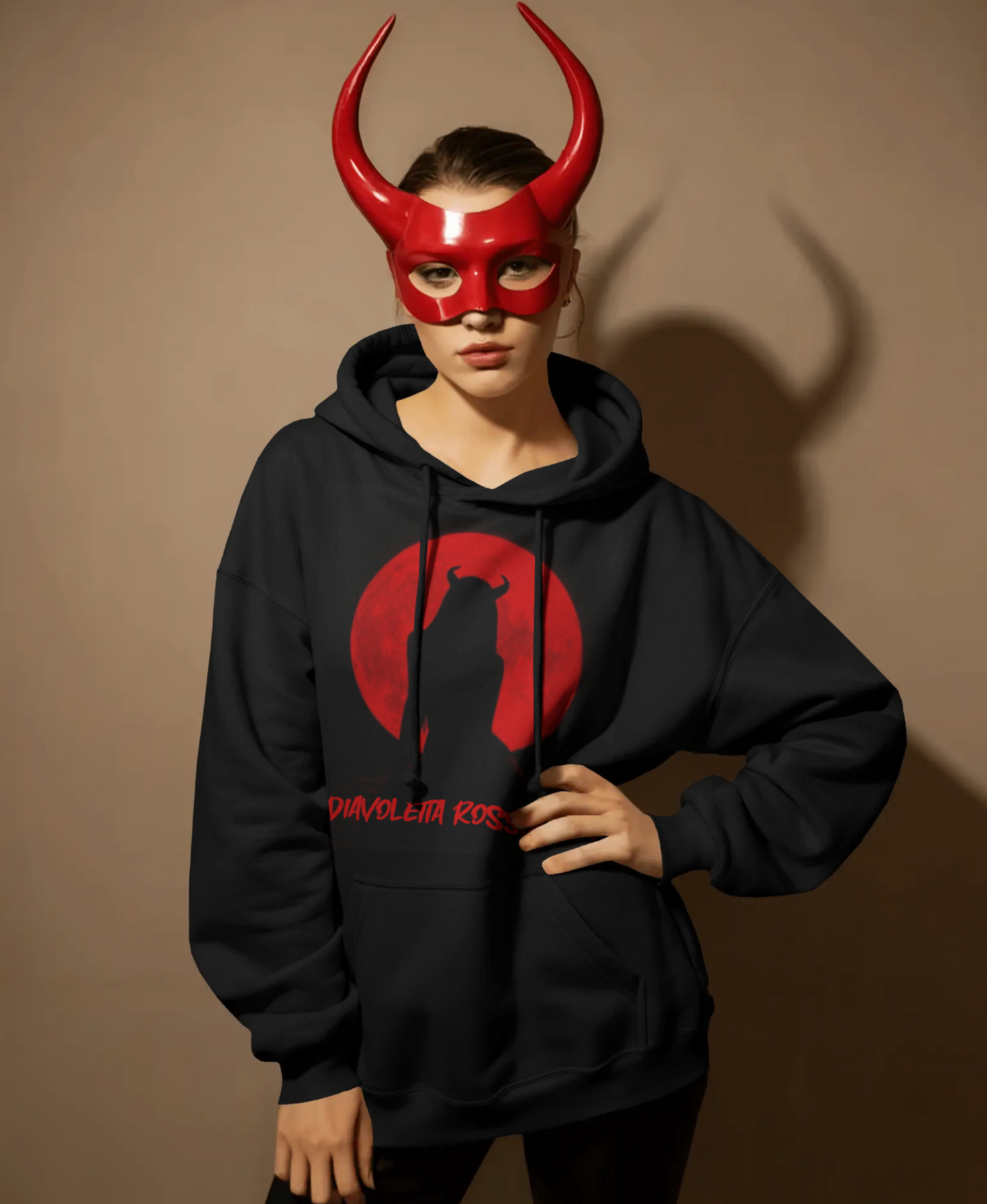 Felpa diavoletta rossonera '26