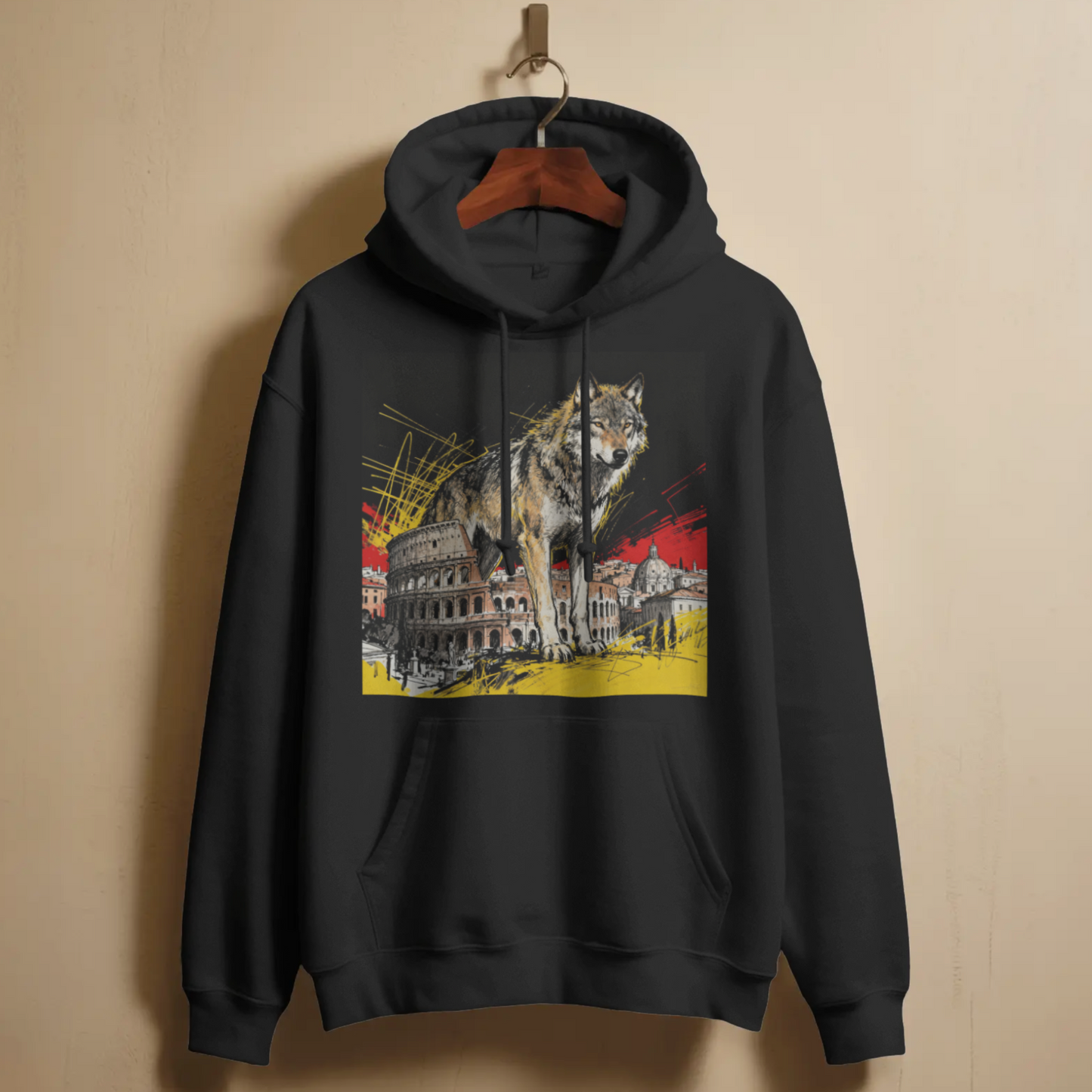 Felpa La lupa della capitale