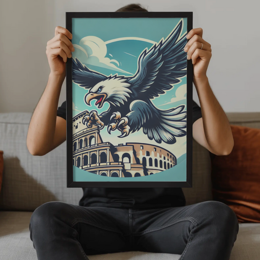 Poster Aquila nel cielo