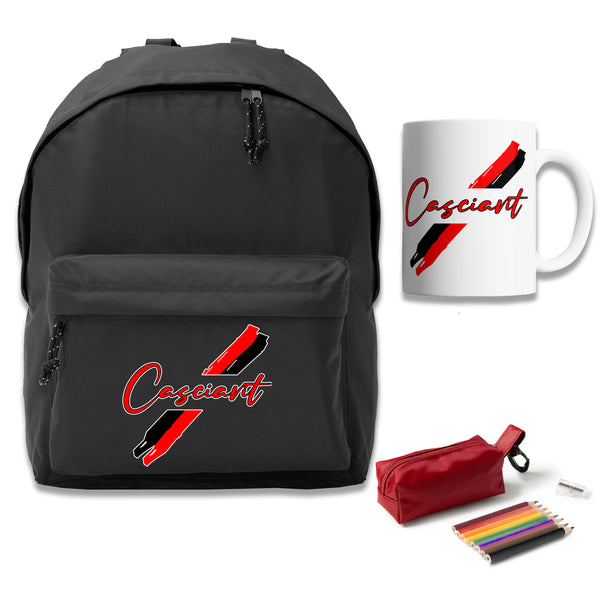 KIT BACK TO SCHOOL Rosso Nero