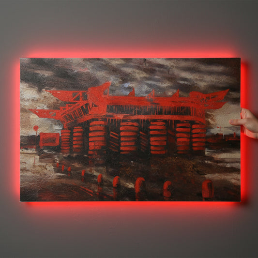 Quadro personalizzato in alluminio con led RGB