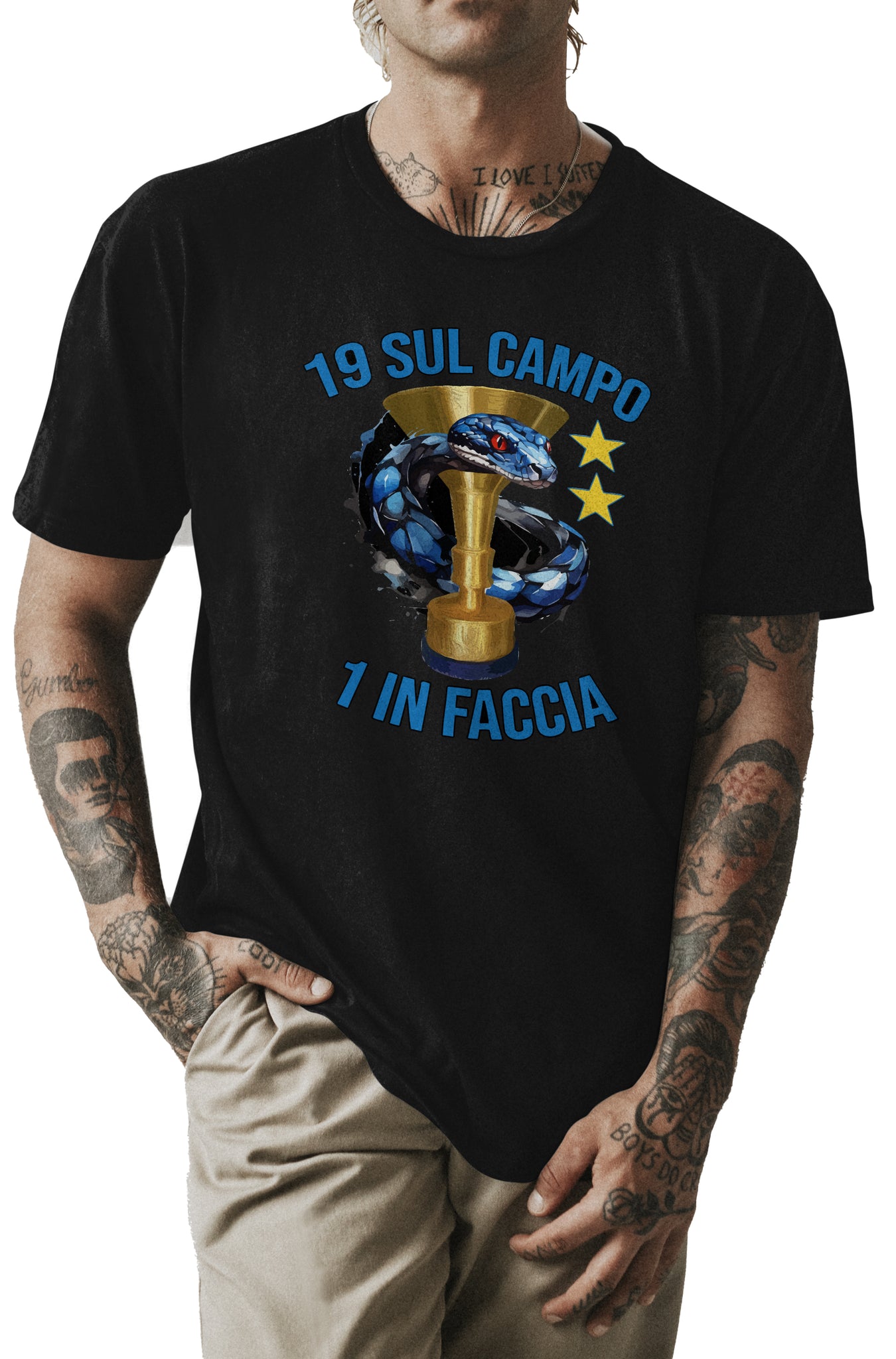 Maglia 19 sul campo 1 in faccia