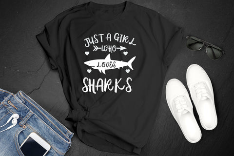 T-shirt Lady Shark