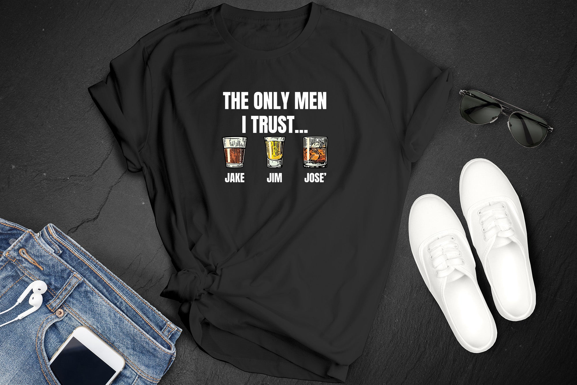 T-Shirt Only men I trust